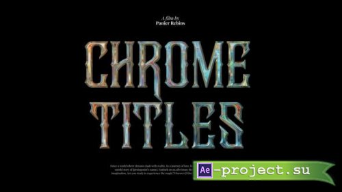 Videohive - 10 Cinematic Chrome Titles - 52099347 - Project for After Effects