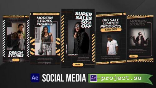 Videohive - Social Media Stories for After Effects - 52125319 - Project for After Effects