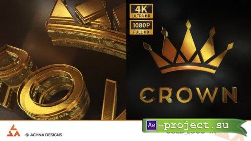 Videohive - Gold Logo 4K - 50942195 - Project for After Effects