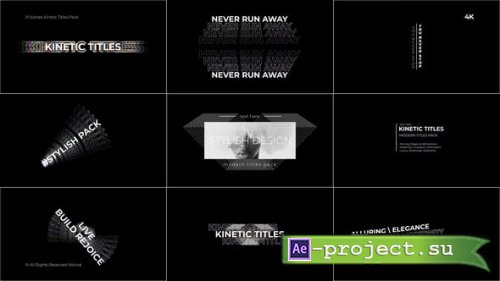 Videohive - Kinetic Titles 2.0 | After Effects - 52126172 - Project for After Effects