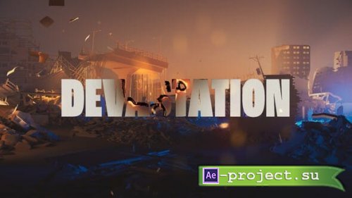 Videohive - Devastation Logo Reveal - 52146271 - Project for After Effects