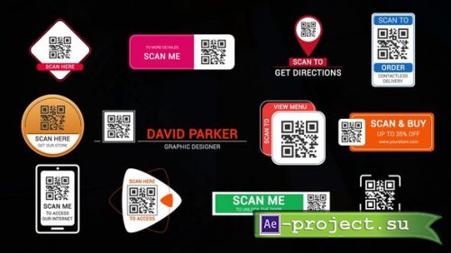 Videohive - QR Code Titles - 51816983 - Project for After Effects