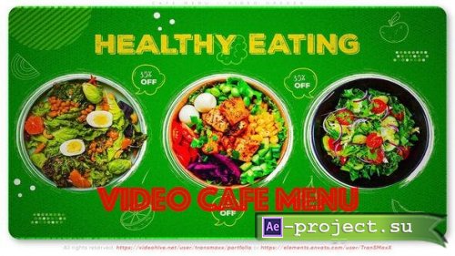 Videohive - Cafe Menu - Video Opener - 52080213 - Project for After Effects