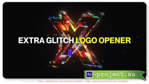 Videohive - Extra Glitch Logo Opener - 52114405 - Project for After Effects