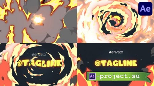 Videohive - Fire Logo Opener for After Effects - 52124022 - Project for After Effects