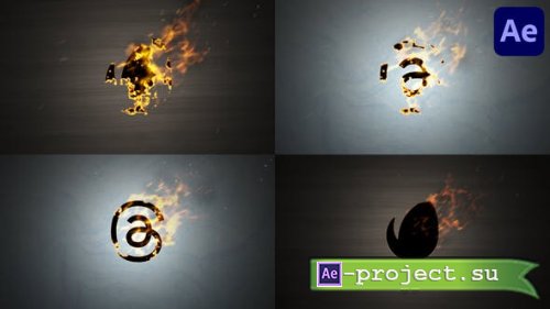 Videohive - Burn Up Logo for After Effects - 52155671 - Project for After Effects