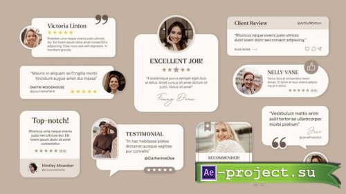 Videohive - Testimonials & Quotes Video Template - 52210379 - Project for After Effects