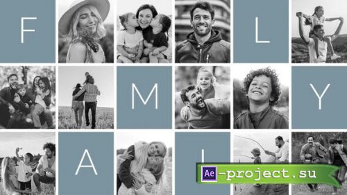 Videohive - Family Photo Collage Video Template - 52210394 - Project for After Effects