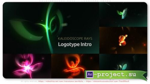 Videohive - Kaleidoscope Rays - Logotype Intro - 52216428 - Project for After Effects