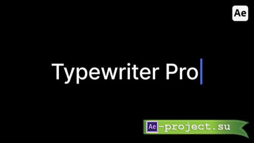 Videohive - Typewriter Pro - 52212780 - Project for After Effects