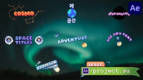 Videohive - Space Adventure Titles for After Effects - 52241932 - Project for After Effects