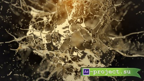 Videohive - Golden Splash Logo Reveal - 38077274 - Project for After Effects