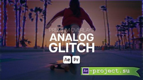 Videohive - Premium Overlays Analog Glitch - 52260913 - Project for After Effects
