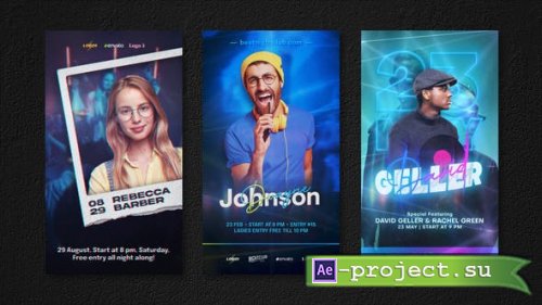 Videohive - Instagram Reels Event Party Flyers. Part 6 - 52243735 - Project for After Effects