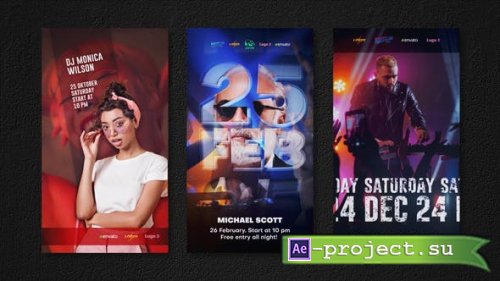 Videohive - Instagram Reels Event Party Flyers. Part 8 - 52244183 - Project for After Effects