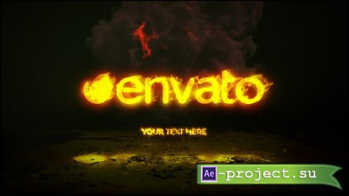 Videohive - Fire Logo Animation Vol. 2 - 52246348 - Project for After Effects