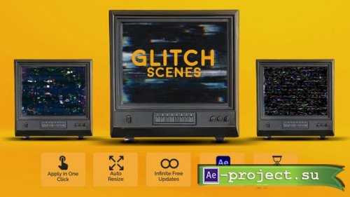 Videohive - Glitch Scenes - 52270270 - Project & Script for After Effects