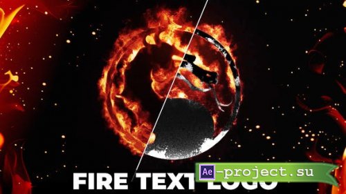 Videohive - Fire Text Logo Creator - 52284744 - Project for After Effects