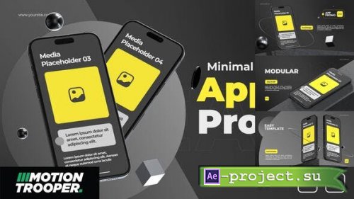 Videohive - Minimal App Promo - 52274243 - Project for After Effects