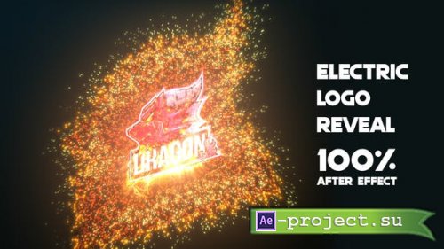 Videohive - Powerful Electric Particles Logo - 52287456 - Project for After Effects