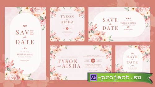 Videohive - Angled Wedding Invitation - 52306734 - Project for After Effects