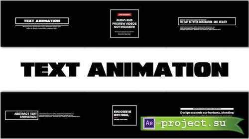 Videohive - Text Animation - 52296858 - Project for After Effects