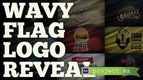 Videohive - Wavy Flag Logo Reveal - 52309888 - Project for After Effects