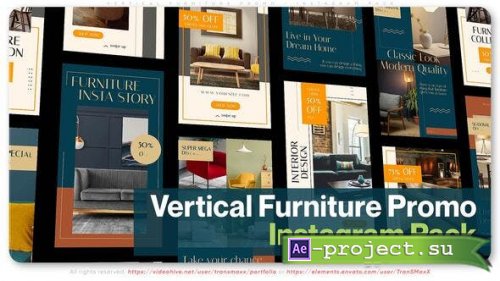 Videohive - Vertical Furniture Promo - Instagram Pack - 52301116 - Project for After Effects