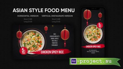 Videohive - Asian Style Food Menu - 26796009 - Project for After Effects