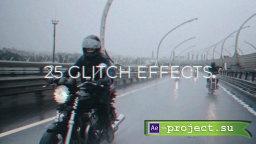 Videohive - 25 Glitch FX - 52341234 - Project for After Effects