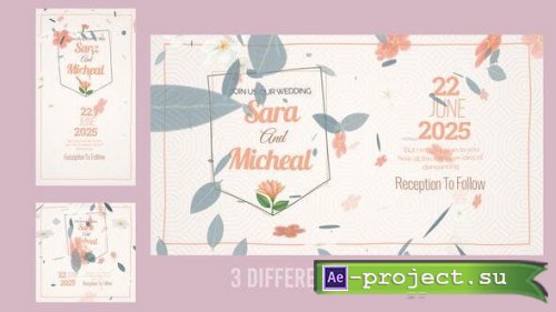 Videohive - Wedding Invitation - 52359852 - Project for After Effects