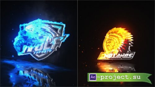 Videohive - Epic Fire Logo Reveal Gold&Silver - 33630198 - Project for After Effects