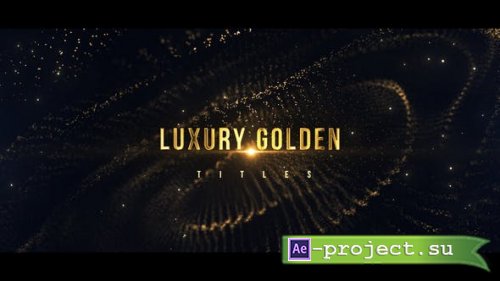 Videohive - Cinematic Golden Titles - 52389491 - Project for After Effects