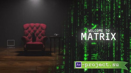 Videohive - Matrix Intro - 52386717 - Project for After Effects