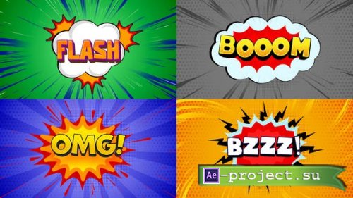 Videohive - Comic Titles - Part 3 - 52398917 - Project for After Effects