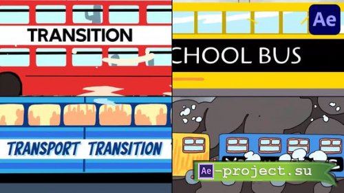 Videohive - Transport Transition Titles for After Effects - 52394685 - Project for After Effects