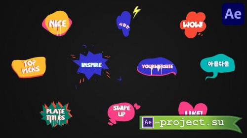 Videohive - Titles Plate | After Effects - 52395730 - Project for After Effects