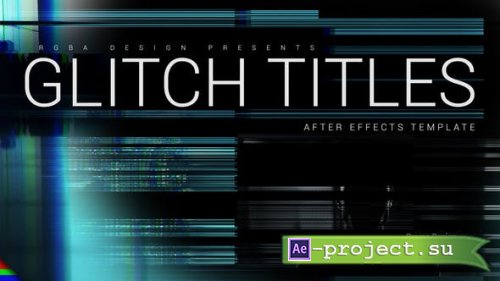 Videohive - Glitch Titles - 17074293 - Project for After Effects