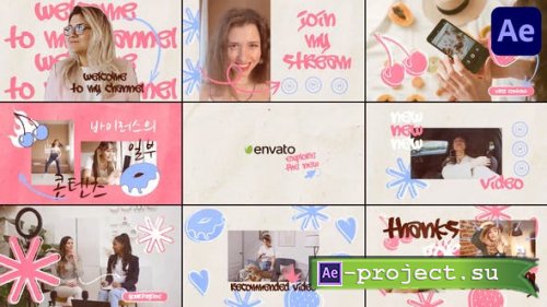 Videohive - Sweet Social Media Slides for After Effects - 52393844 - Project for After Effects