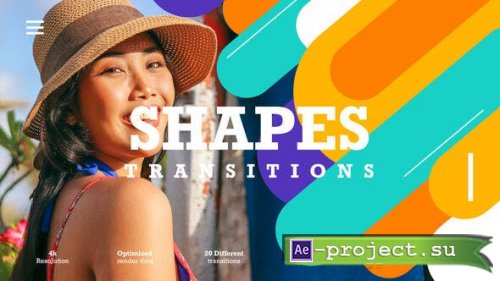 Videohive - Shapes Transitions - 52420365 - Project for After Effects