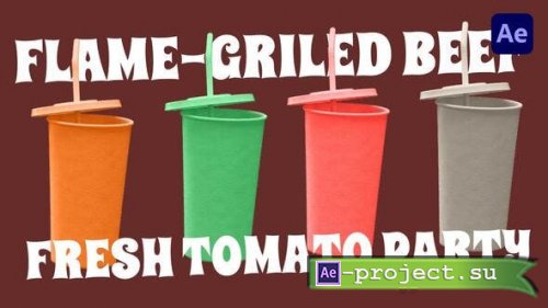 Videohive - Delicious Intro Fast Food - 52430050 - Project for After Effects