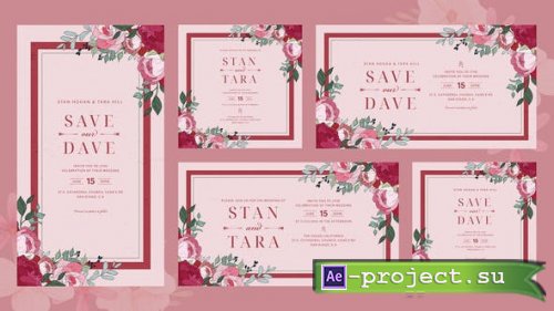 Videohive - Bouquet Wedding Invitation - 52444571 - Project for After Effects