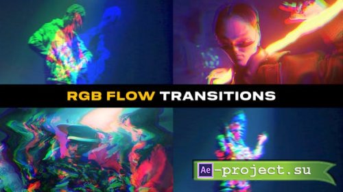 Videohive - RGB Flow Transitions | After Effects - 52466998 - Project for After Effects