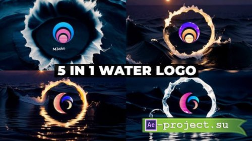 Videohive - Realistic Water Logo Opener - 52479515 - Project for After Effects