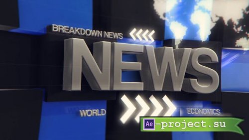 Videohive - News Intro Transition - 52465910 - Project for After Effects