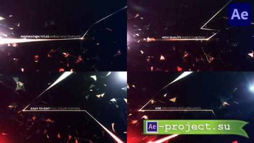 Videohive - Inspirational Titles Plexus Style | After Effects - 52466881 - Project for After Effects