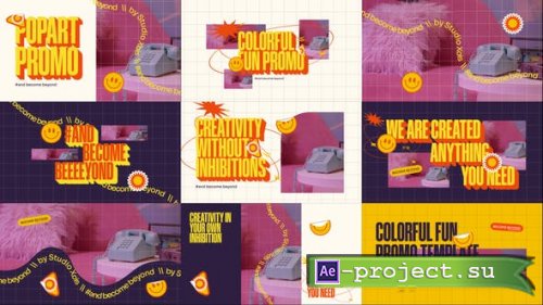 Videohive - Popart Promo - 51420520 - Project for After Effects