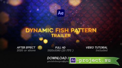 Videohive - Dynamic Fish Pattern Trailer l Aqua Trailer - 51349785 - Project for After Effects