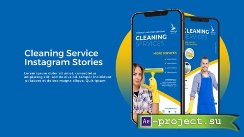 Videohive - Cleaning Service Instagram Stories - 52496938 - Project for After Effects