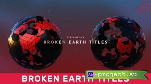 Videohive - Broken Earth Titles - 52517102 - Project for After Effects